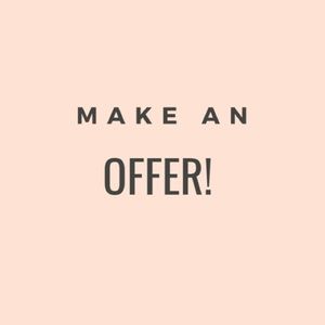 Reasonable offers accepted!